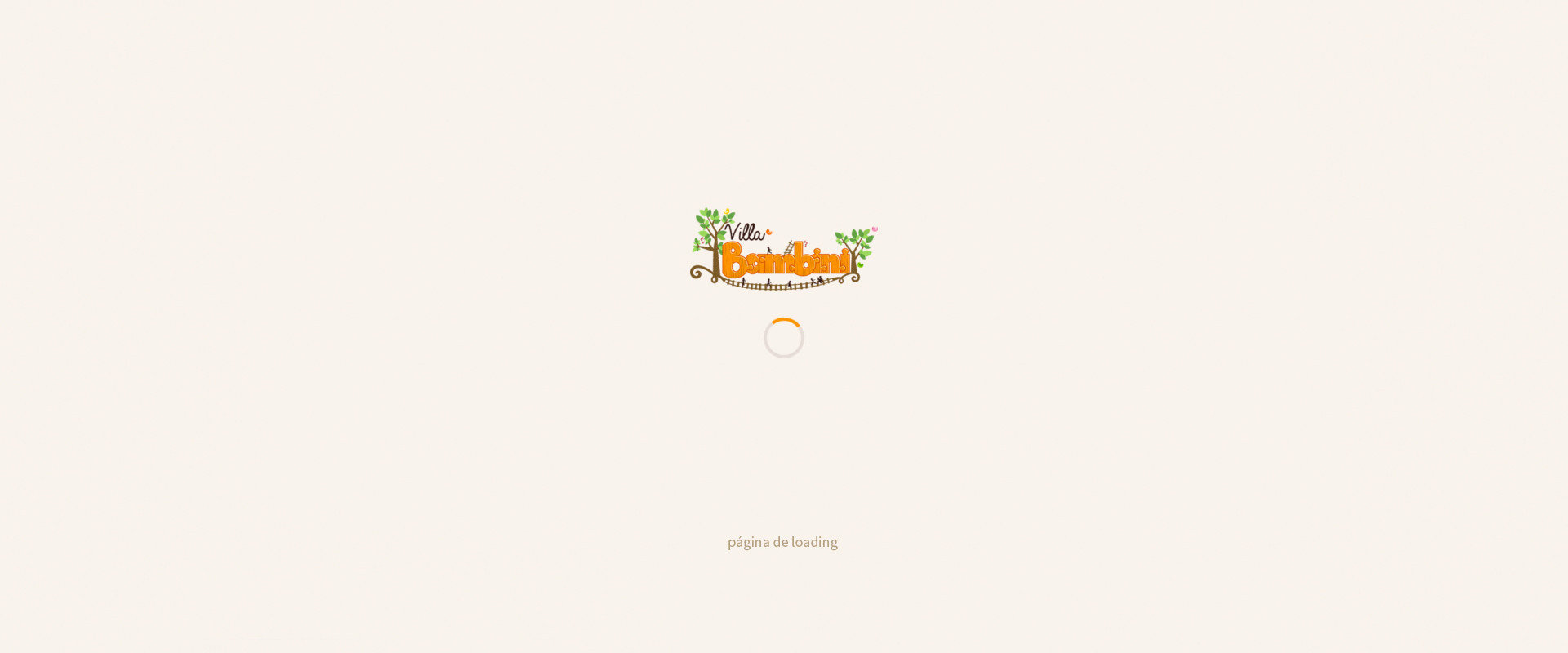 Página de Loading Villa Bambini